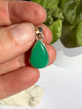 Chrysoprase Teardrop Pendant KPGJ4459