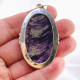 Kammererite Oval Cabochon Pendant in a Decoratve Setting KPGJ4748