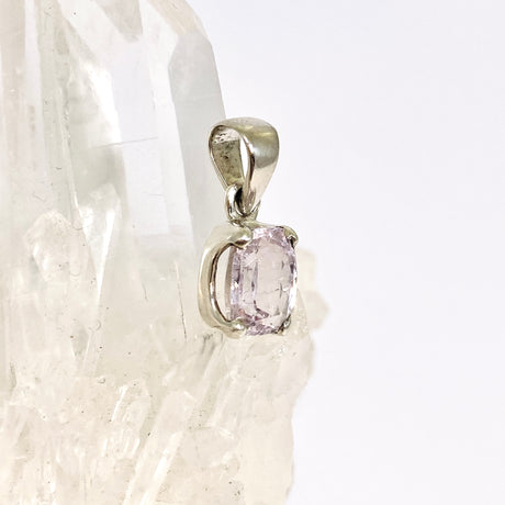 Kunzite Rectangular Faceted Pendant PPGJ880