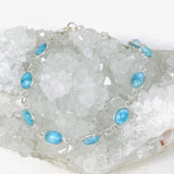 Larimar Oval Bracelet SSGJ-79