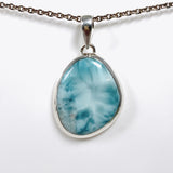 Larimar Oval Pendant KPGJ4168