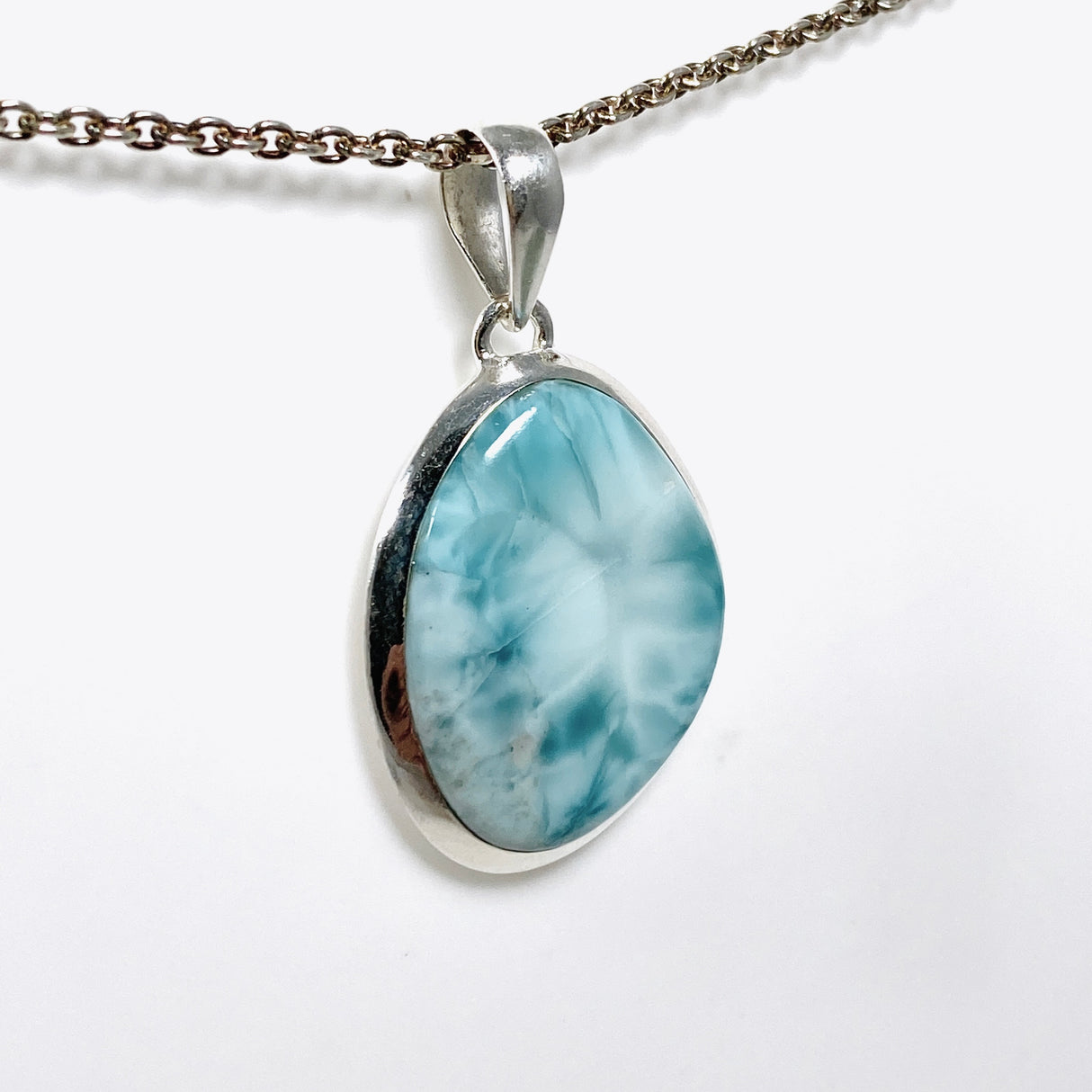 Larimar Oval Pendant KPGJ4168