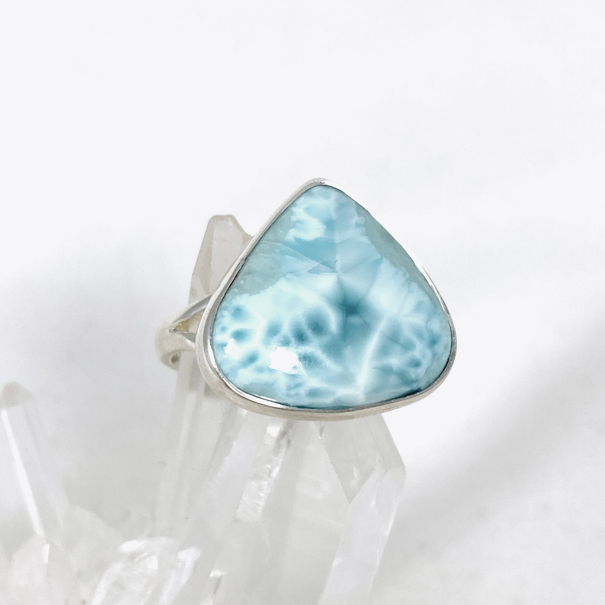 Larimar Teardrop Ring Size 8 KRGJ3088
