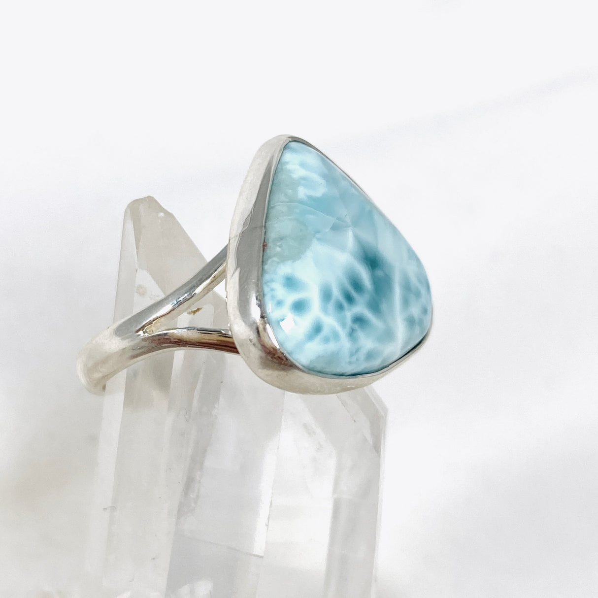 Larimar Teardrop Ring Size 8 KRGJ3088