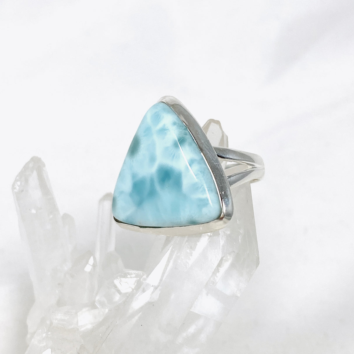 Larimar Triangular Ring Size 6 KRGJ3097