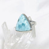 Larimar Triangular Ring Size 6 KRGJ3097
