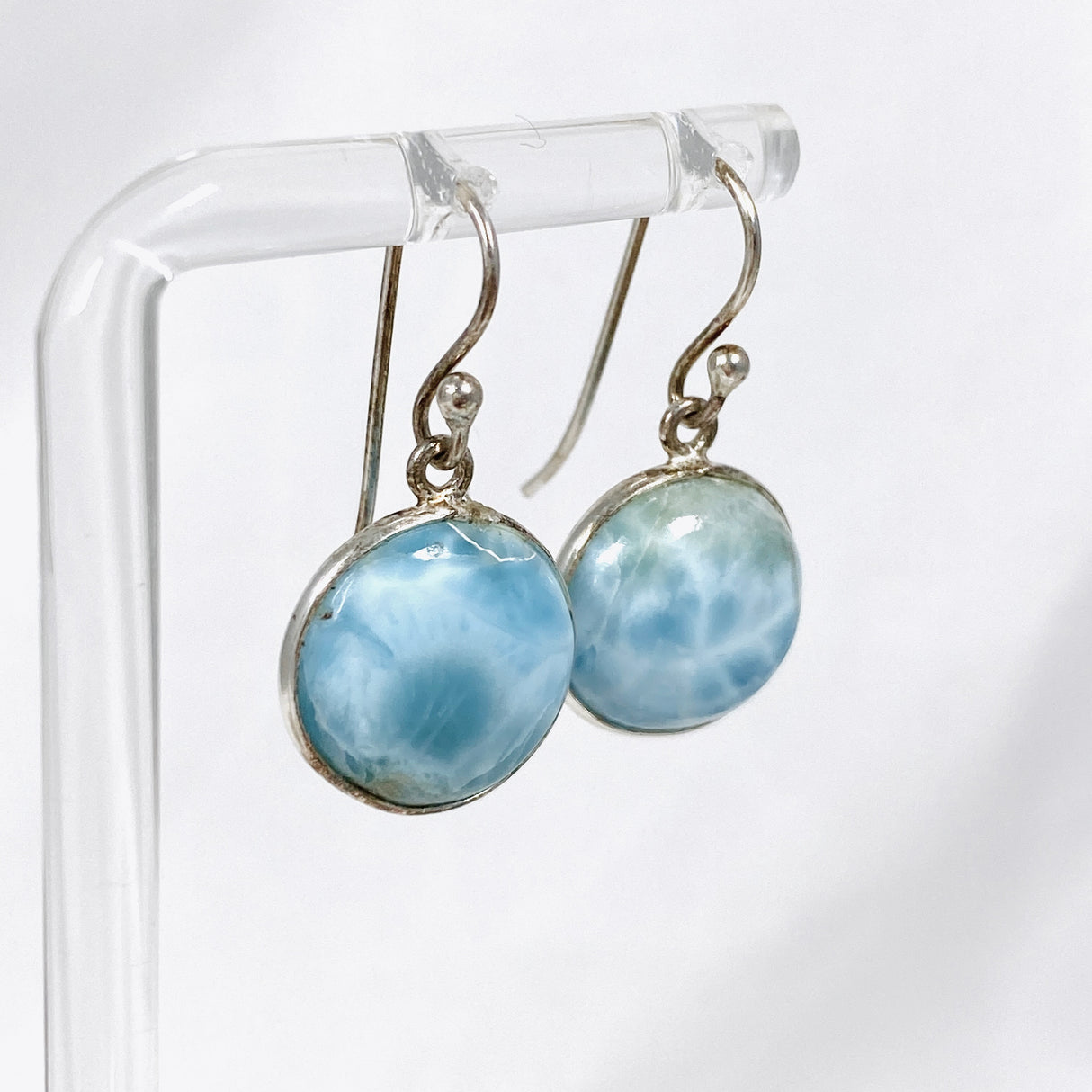 Larimar Round Earrings KEGJ995