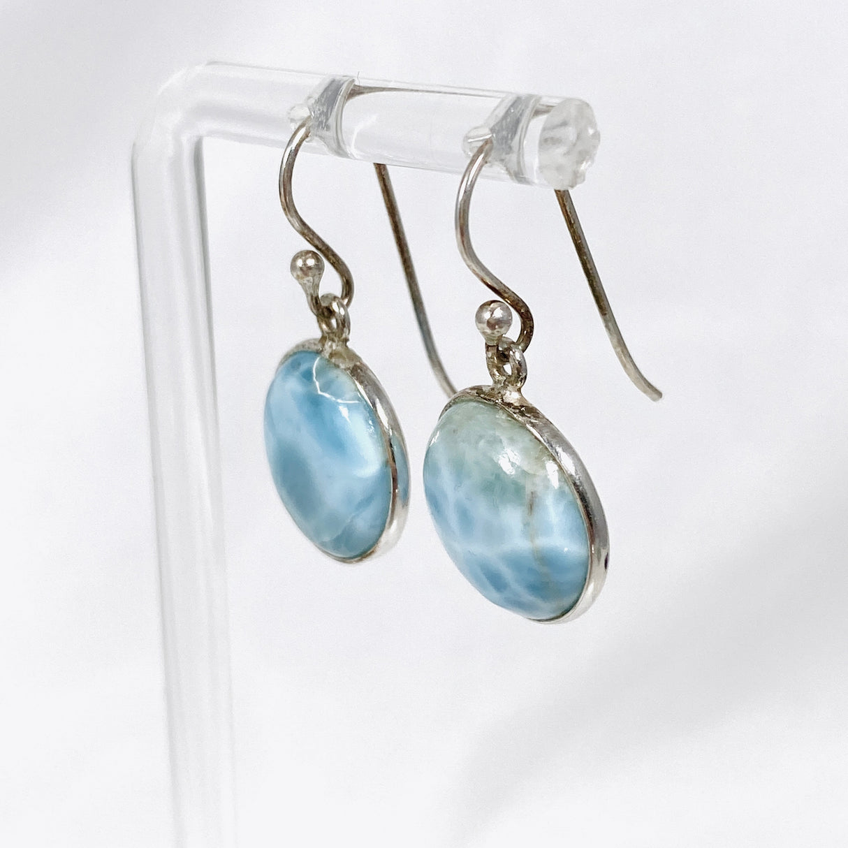Larimar Round Earrings KEGJ995