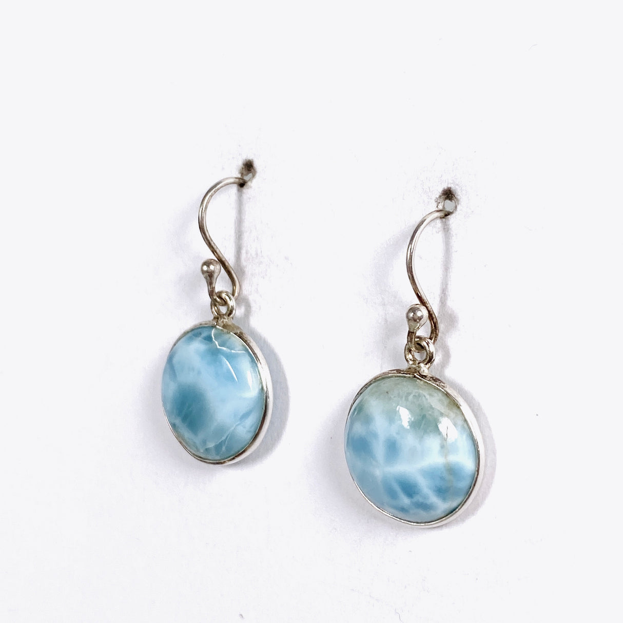 Larimar Round Earrings KEGJ995
