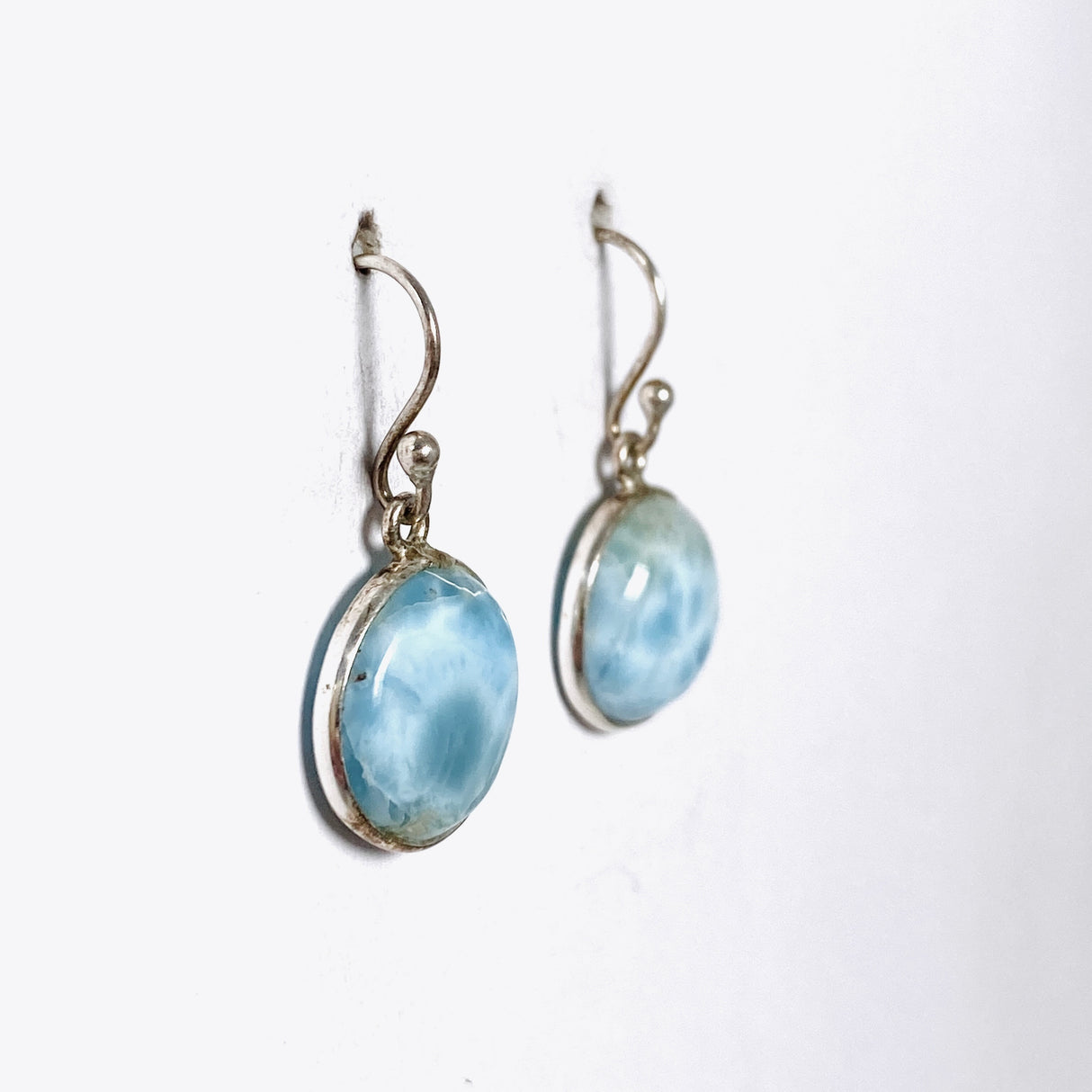 Larimar Round Earrings KEGJ995