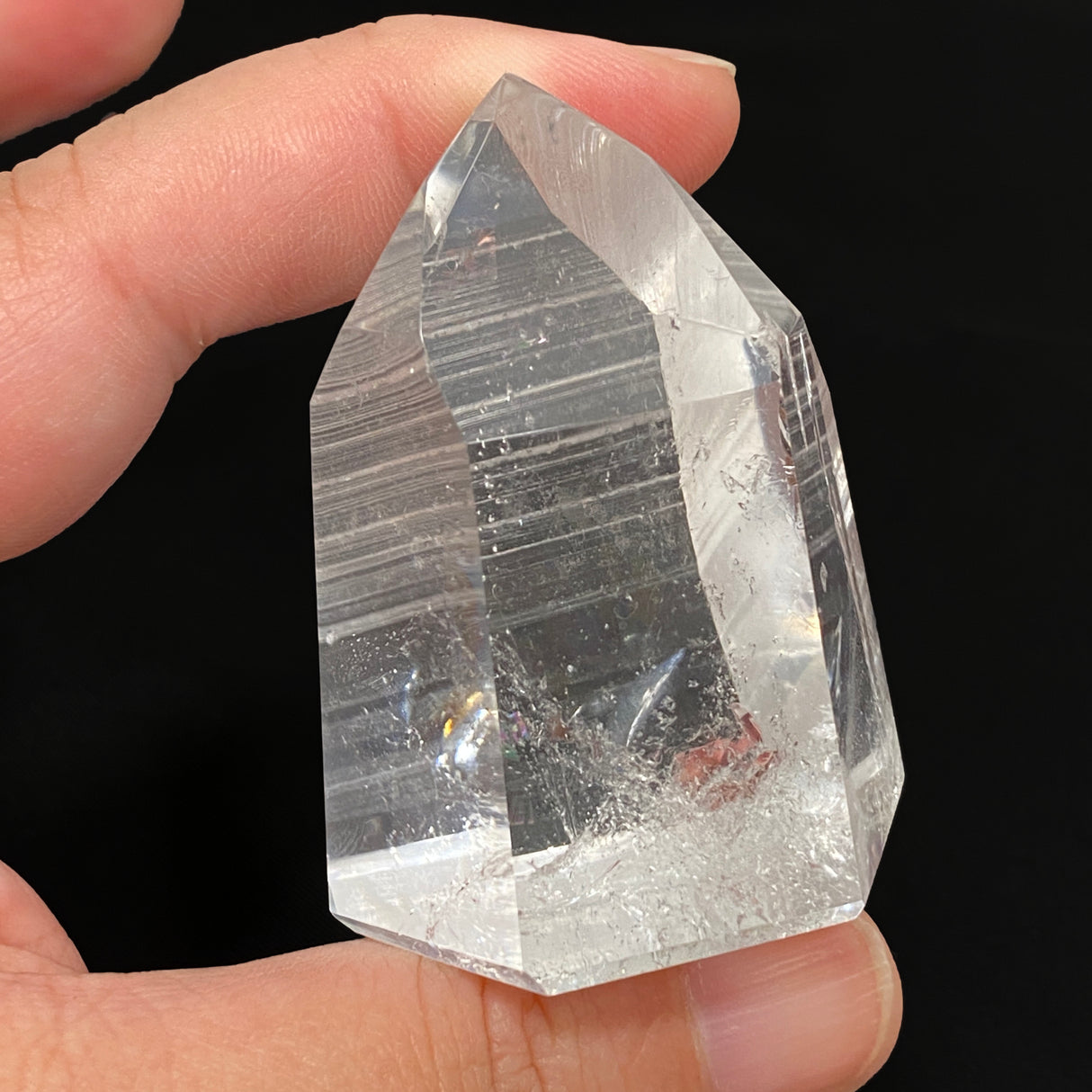 Lemurian Seed Crystal Polished Point 118 g 57x43mm LSQ-22