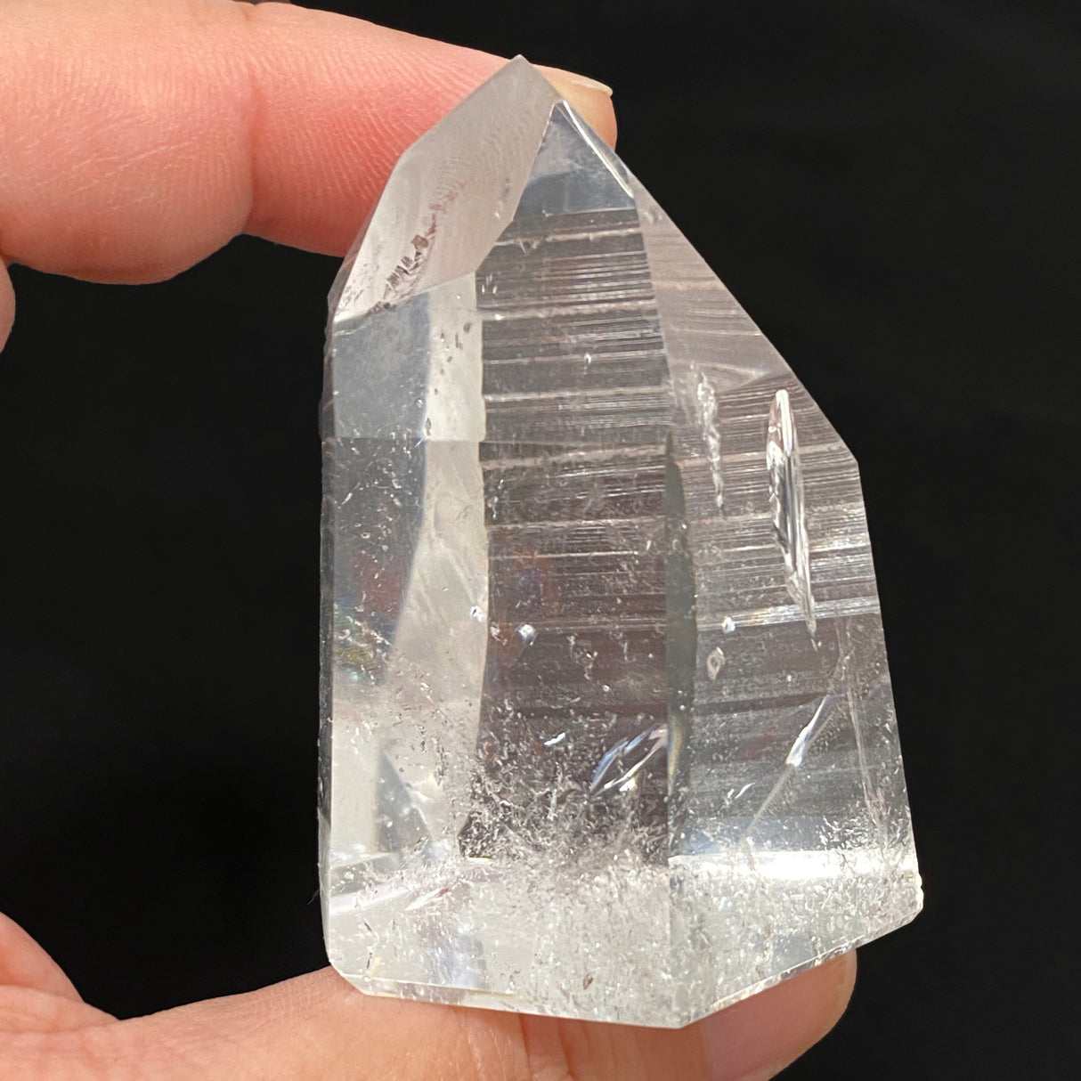 Lemurian Seed Crystal Polished Point 118 g 57x43mm LSQ-22