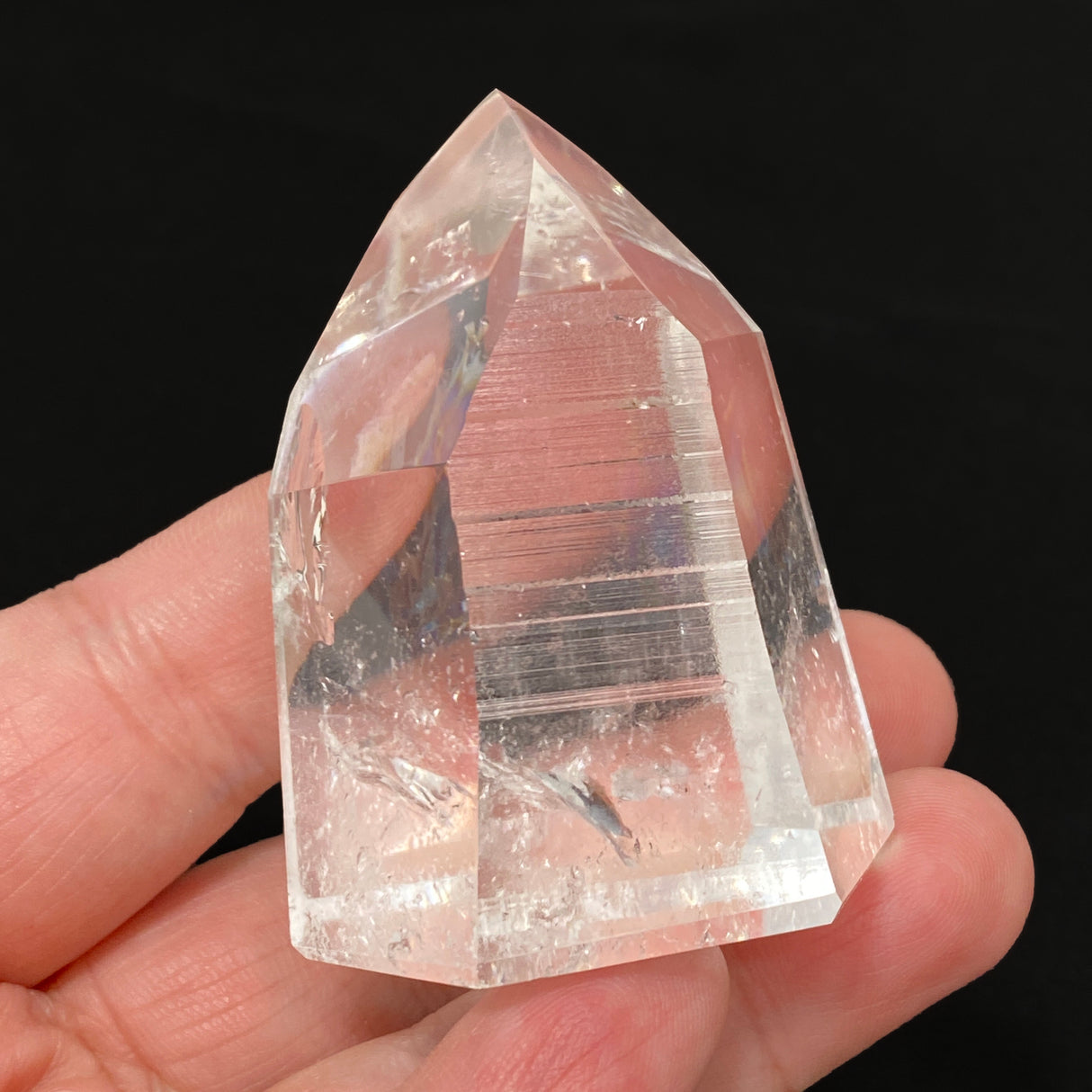 Lemurian Seed Crystal Polished Point 118 g 57x43mm LSQ-22