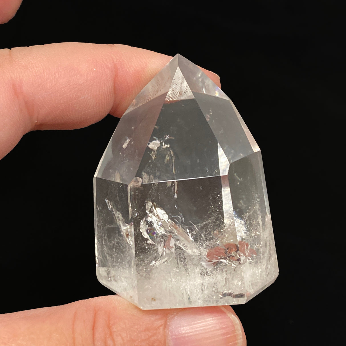 Lemurian Seed Crystal Polished Point 74 g 47x38mm LSQ-17