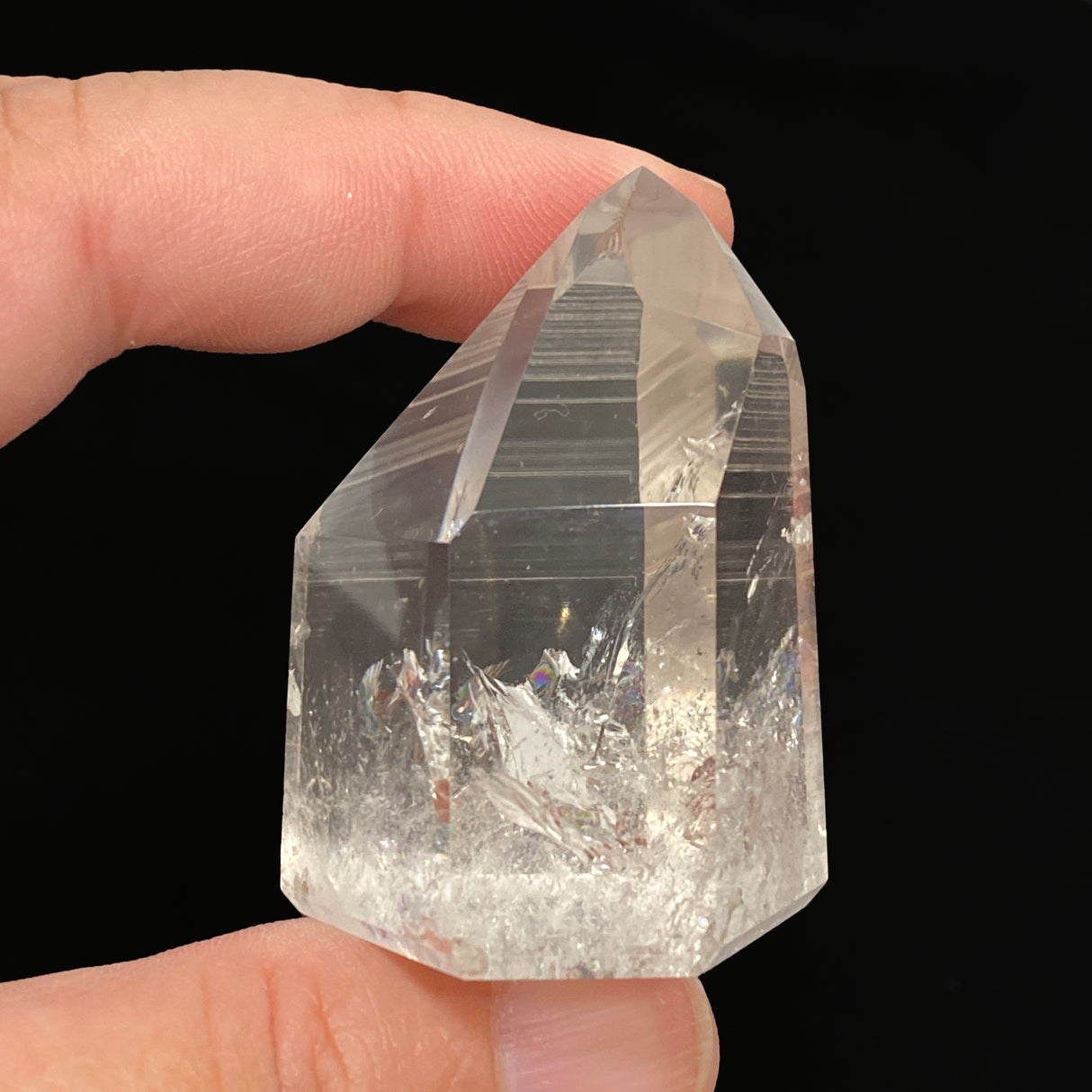 Lemurian Seed Crystal Polished Point 74 g 47x38mm LSQ-17