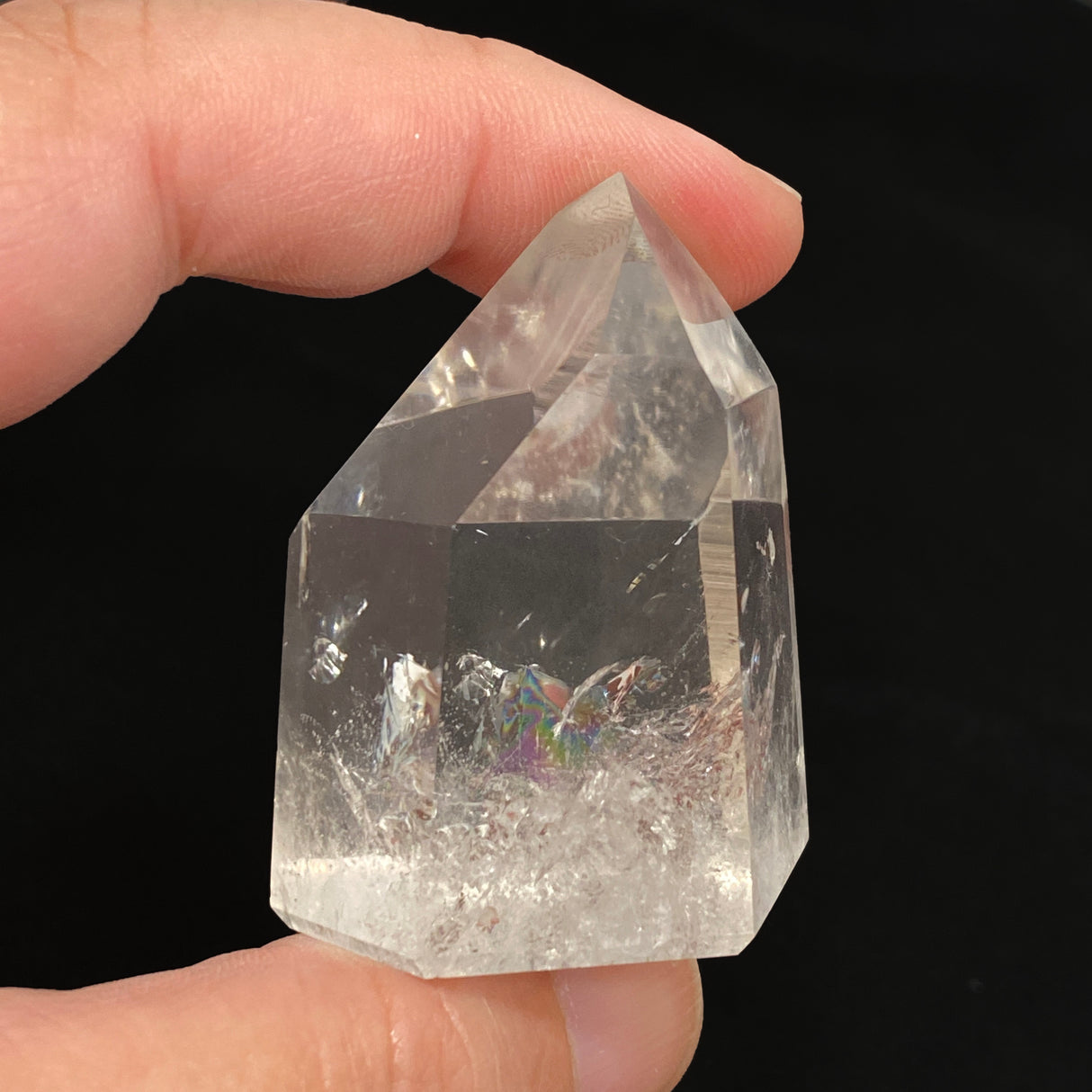 Lemurian Seed Crystal Polished Point 74 g 47x38mm LSQ-17