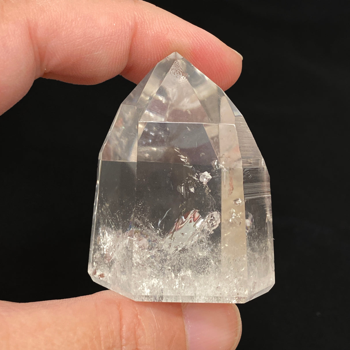 Lemurian Seed Crystal Polished Point 74 g 47x38mm LSQ-17