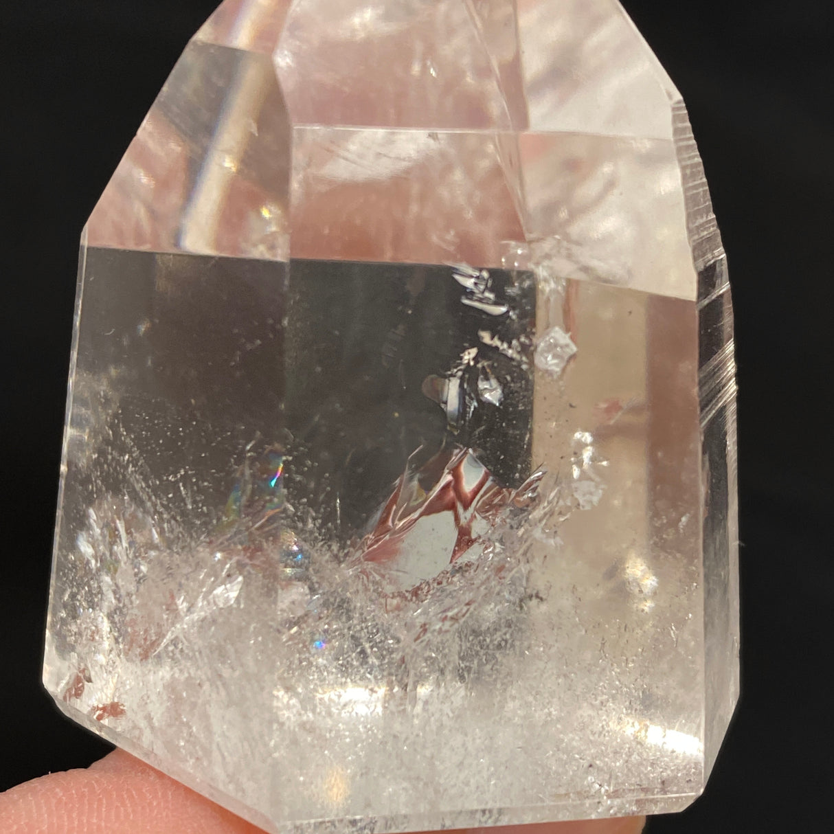 Lemurian Seed Crystal Polished Point 74 g 47x38mm LSQ-17