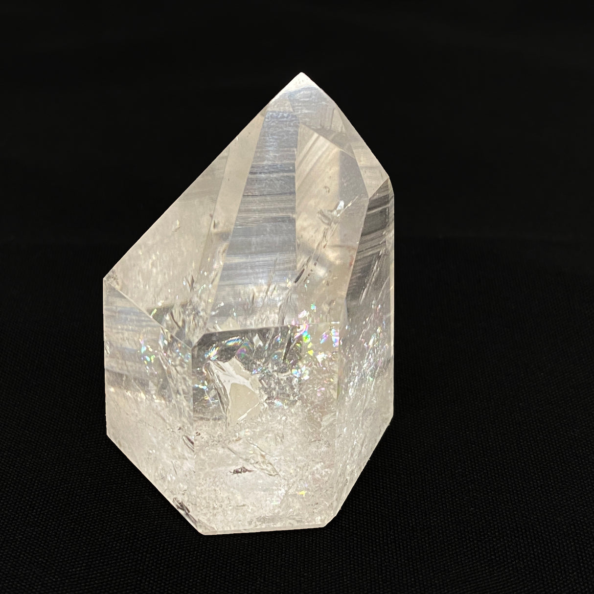 Lemurian Seed Crystal Polished Point 74 g 47x38mm LSQ-17