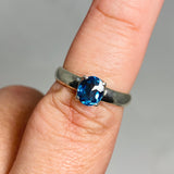 London Blue Topaz Oval Faceted Ring Size 8 PRGJ501