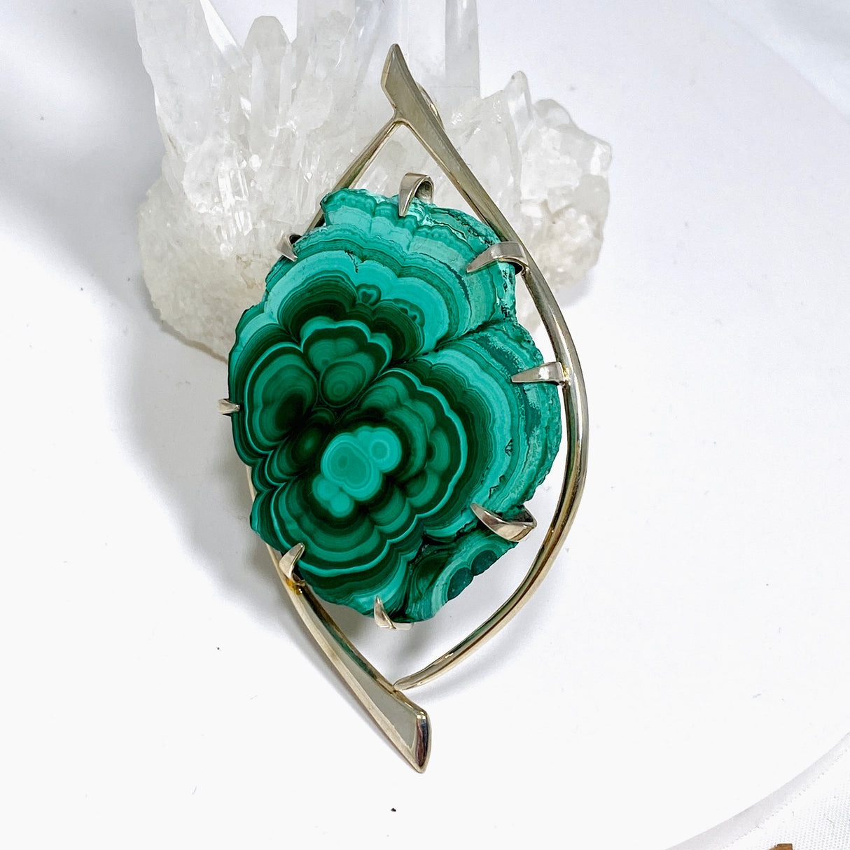 Malachite Slice Pendant BTP-31