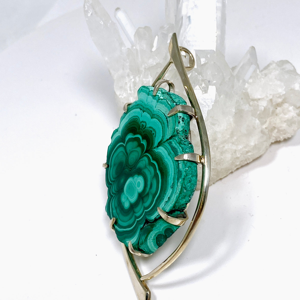 Malachite Slice Pendant BTP-31