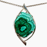 Malachite Slice Pendant BTP-31