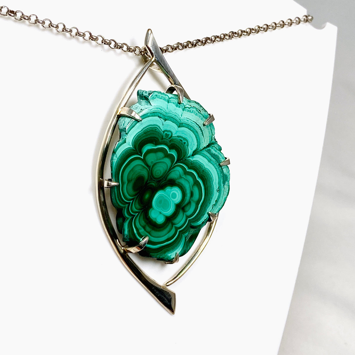 Malachite Slice Pendant BTP-31