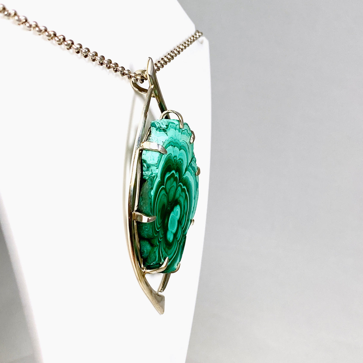 Malachite Slice Pendant BTP-31