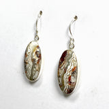 Mexican Crazy Lace Agate Oval Earrings KEGJ1514