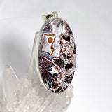 Mexican Crazy Lace Agate Oval Pendant KPGJ4572