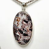 Mexican Crazy Lace Agate Oval Pendant KPGJ4572