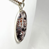 Mexican Crazy Lace Agate Oval Pendant KPGJ4572