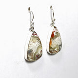 Mexican Crazy Lace Agate Teardrop Earrings KEGJ1515