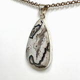 Mexican Crazy Lace Agate Teardrop Pendant KPGJ4574