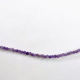 Micro Bead Necklace - Amethyst