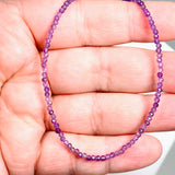 Micro Bead Necklace - Amethyst