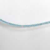 Micro Bead Necklace - Blue Chalcedony