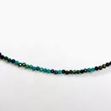 Micro Bead Necklace - Chrysocolla 
2.5mm