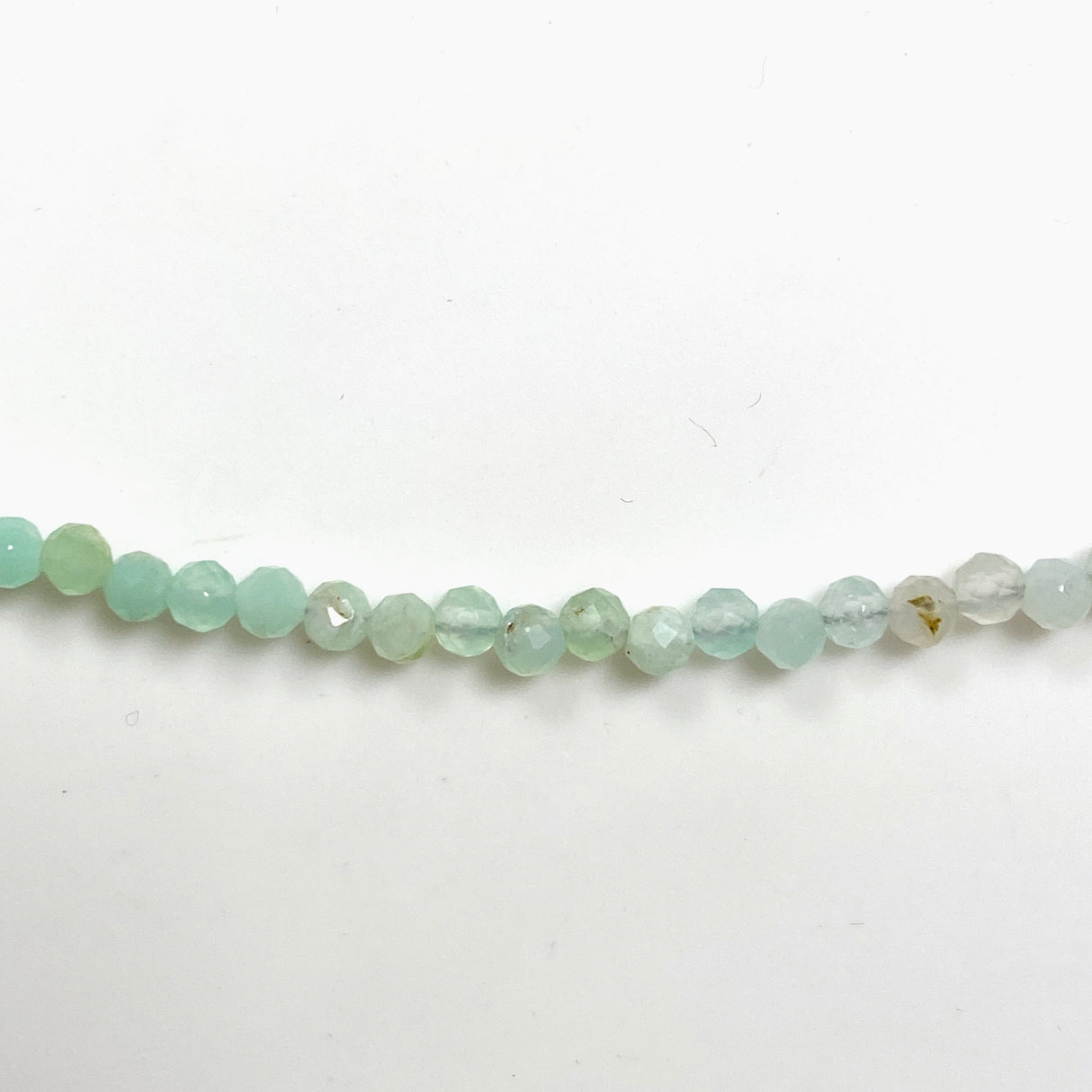 Micro Bead Necklace - Chrysoprase 
2.5mm