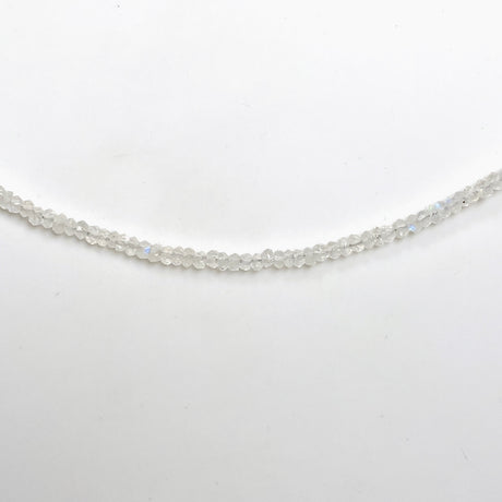 Micro Bead Necklace - White Moonstone