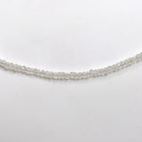 Micro Bead Necklace - White Moonstone