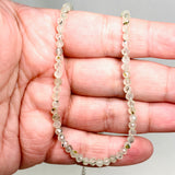 Micro Bead Necklace - Prehnite 
3.5mm