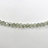 Micro Bead Necklace - Prehnite 
3.5mm