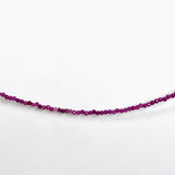 Micro Bead Necklace - Ruby