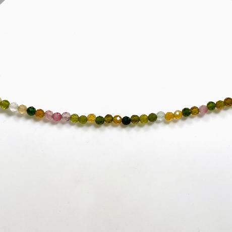 Micro Bead Necklace - Tourmaline (mixed colours)