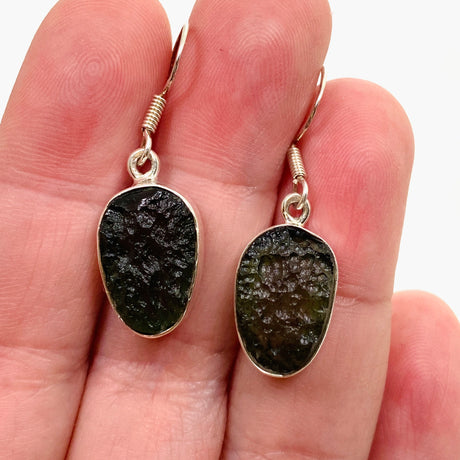 Moldavite Earrings 17mm IVME-01