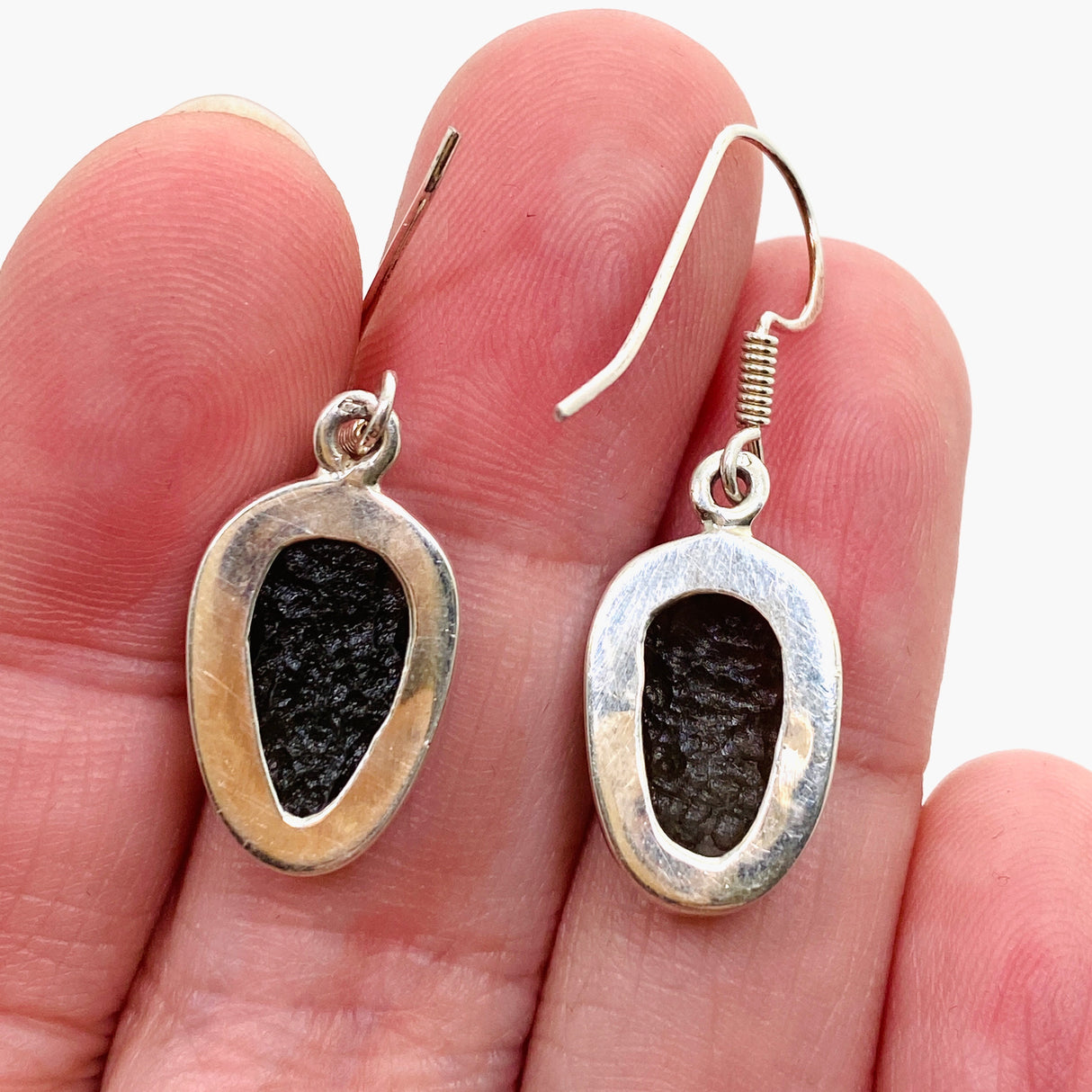 Moldavite Earrings 17mm IVME-01