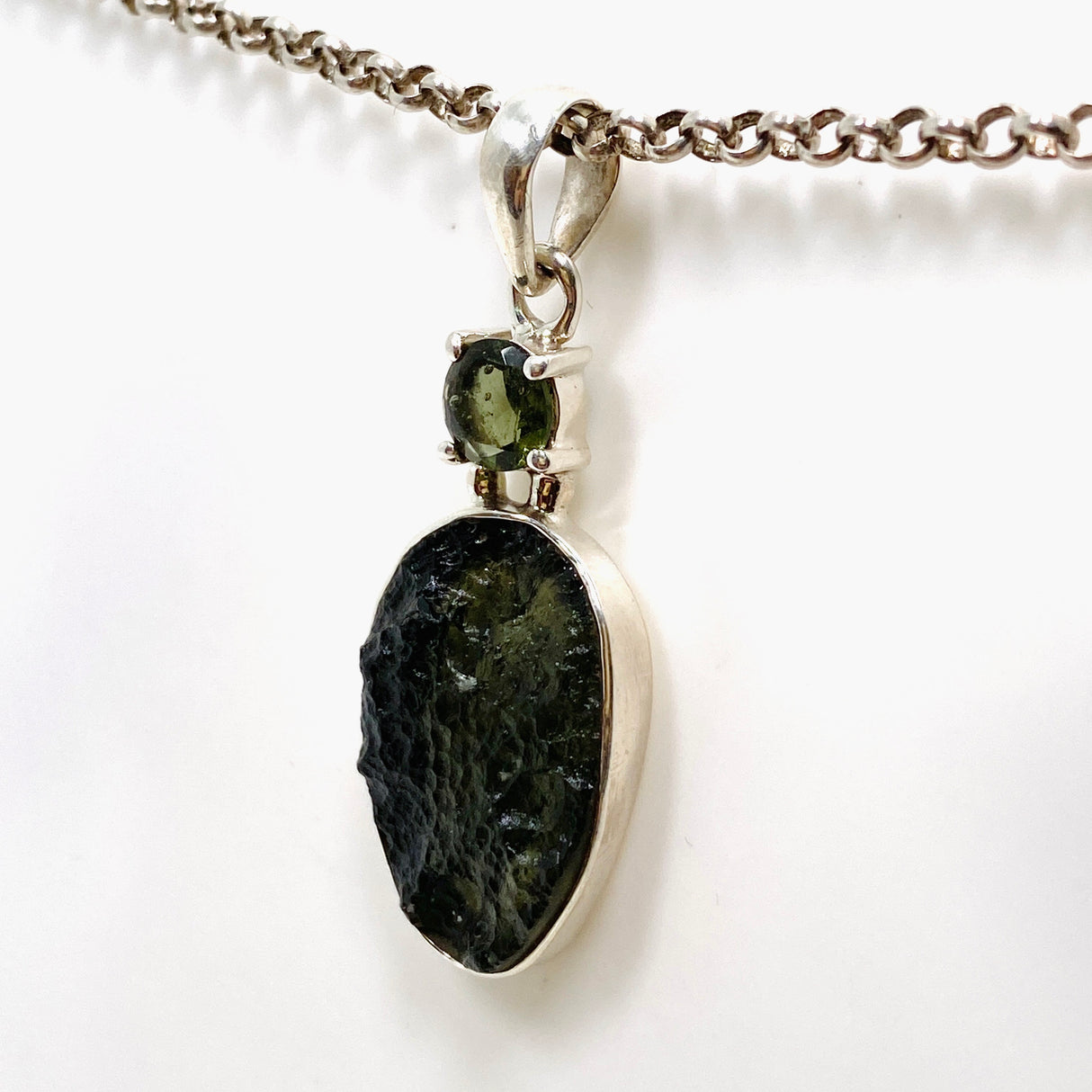 Moldavite Pendant 4.79 g 45x16mm IVMP-12