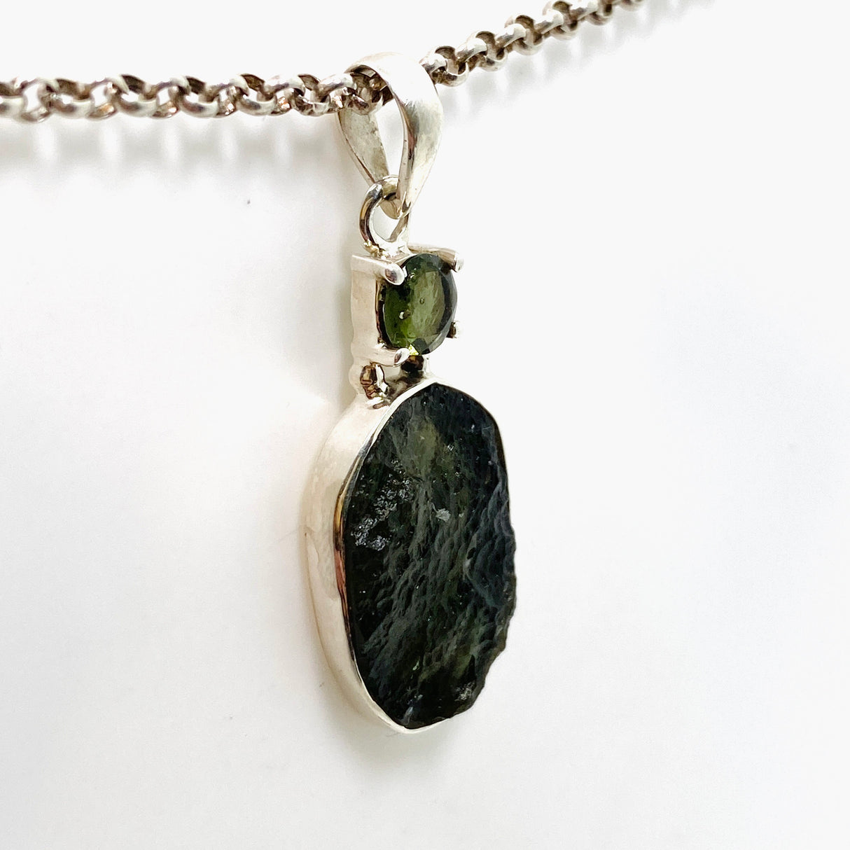 Moldavite Pendant 4.79 g 45x16mm IVMP-12